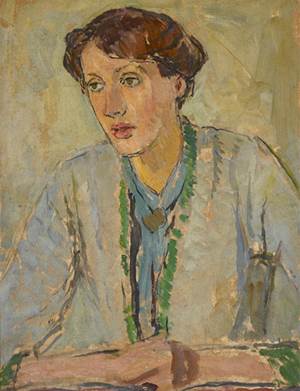 Retrato de Virginia Woolf  por Vanessa Bell